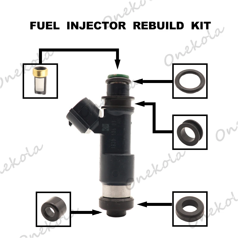 

Fuel Injector repair kit Orings Filters for 2013-2014 SUBARU LEGACY OUTBACK 2.5L H4 16611-AA810