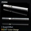 5/10pcsweapon seven color RBG lightsaber metal handle with sound effect winding belt high-tech toy weapon sword 1