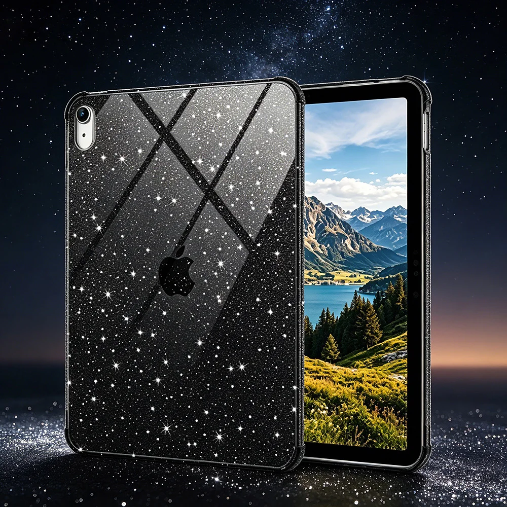 Sparkling Glitter Soft Silicone Tablet Case