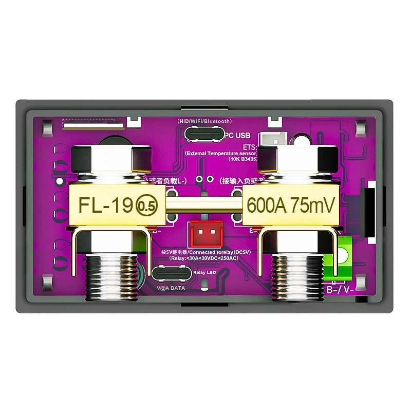 Dc 50a 100a 200a 400a hall voltmeter ampèremeter b