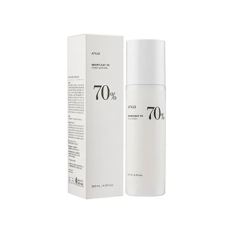 Anua 70% Houttuynia Soothing Moisturizing Lotion 200ML Hydrates and Nourishes Skin Makeup 5