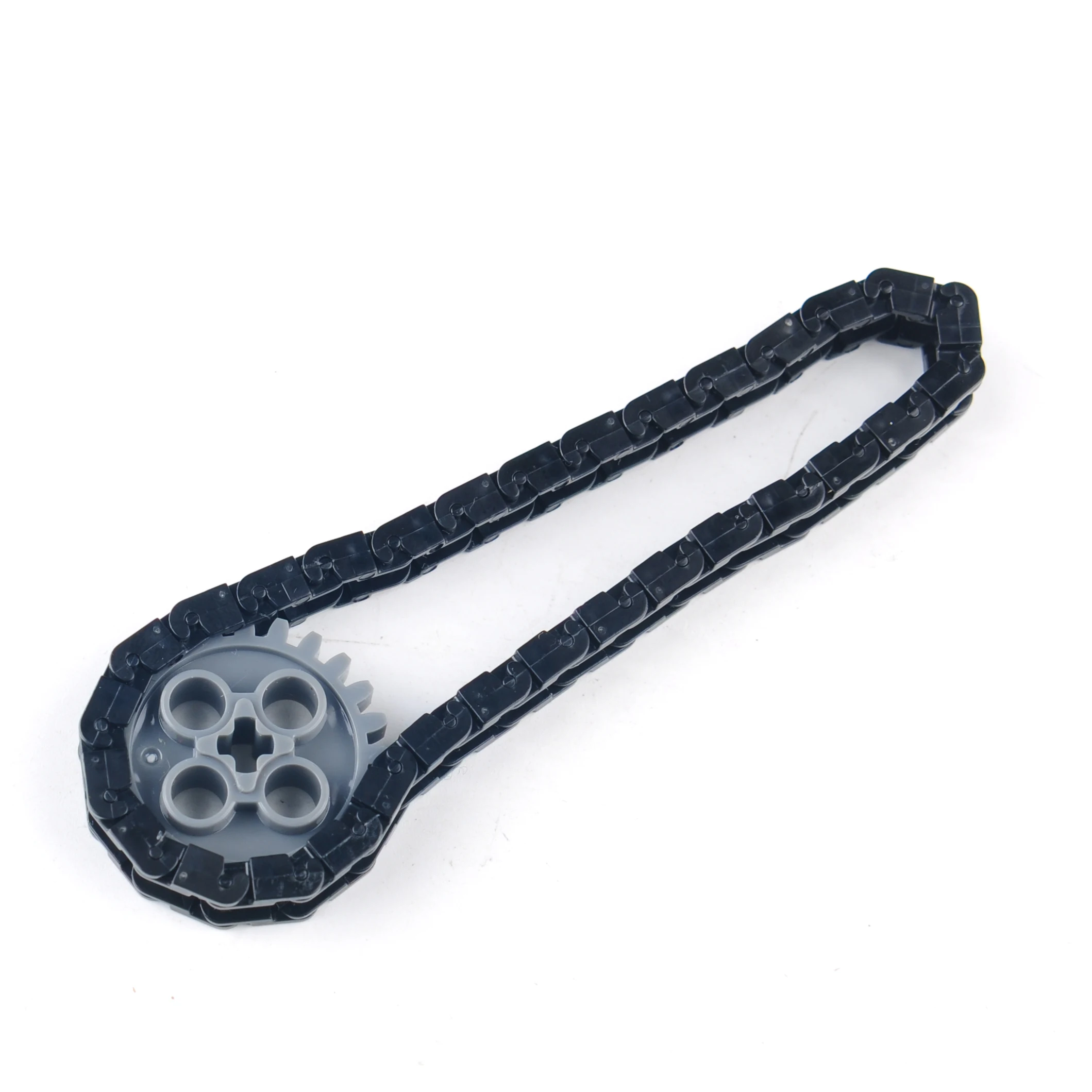Tracks Wheels Technical Bricks Multi-specification Gears Set Chain Crawler DIY Parts Building Blocks Assembled Toys For 3711