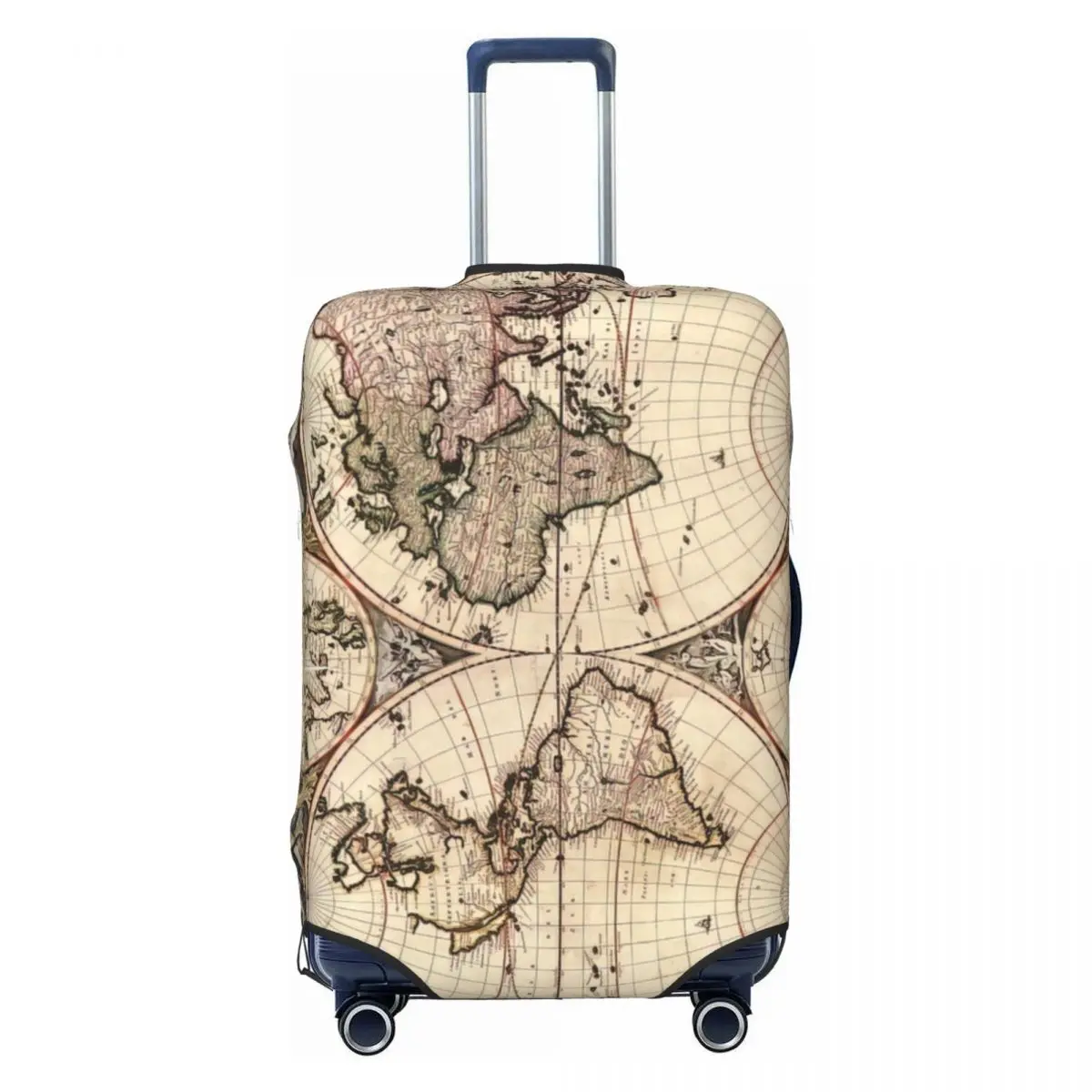 

Map Of The World Print Luggage Protective Dust Covers Elastic Waterproof 18-32inch Suitcase Cover Travel Accessories