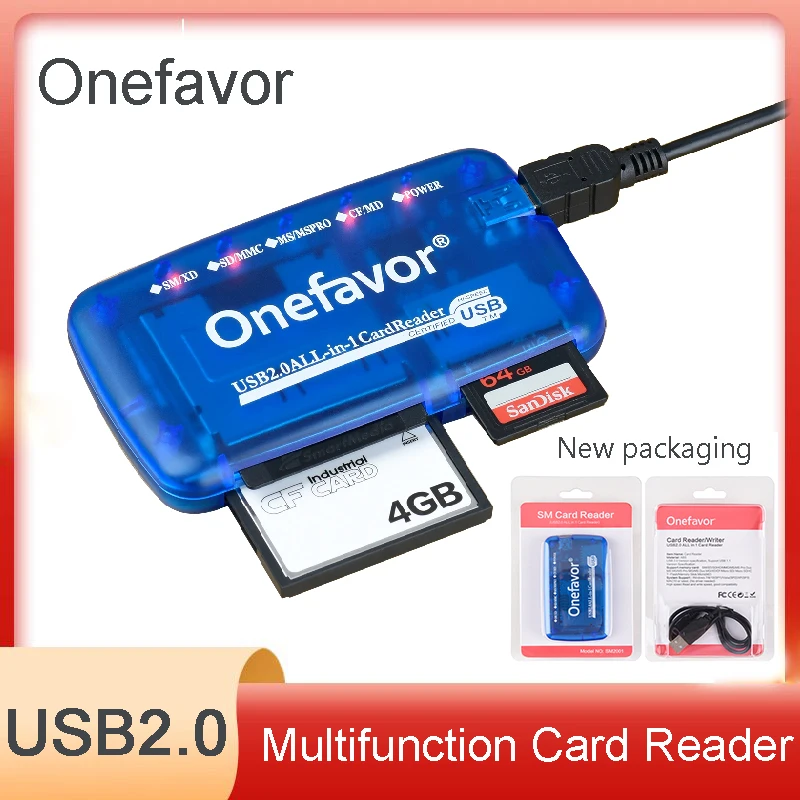 Pembaca Kartu SM Multifungsi Kamera Olympus CCD Kartu SmartMedia Dapat  Dibaca Kartu CF SD MS XD Pembaca Kartu Universal All-In-One AliExpress