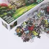 70cm*50cm 1000pcs Rustic Villa Jigsaw Puzzle Adult Stress Relief Beautiful Landscape Painting Puzzle Home Wall Decor 5
