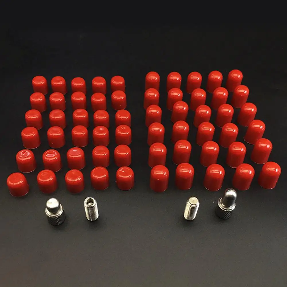 Rubber Car Dent Repair Tool Kit with Red Caps