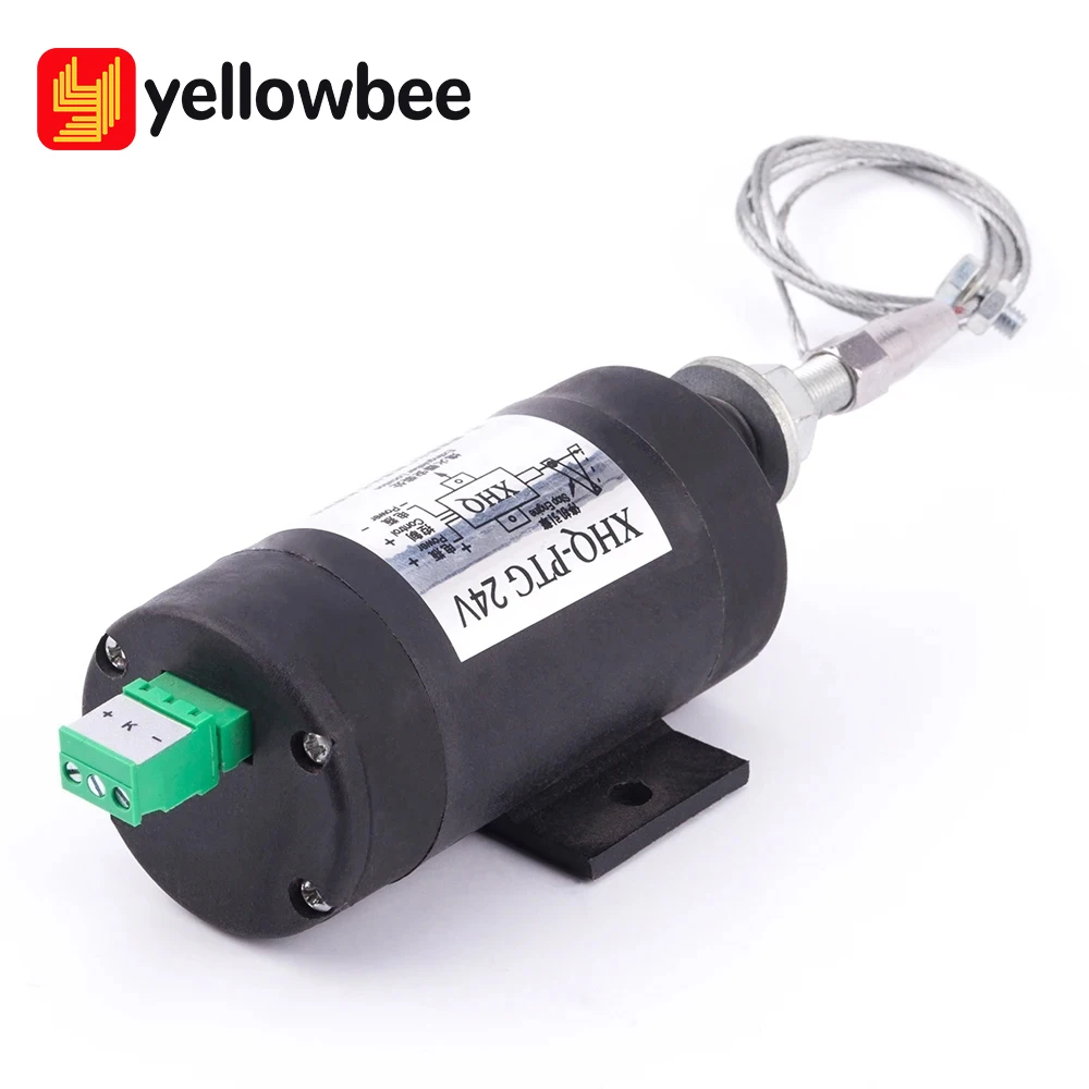 Diesel Motor Stop Solenóide Dispositivo Flameout tipo Aberto Fornecimento de Fábrica Alta Qualidade 12v 24v Opcional de Xinchai Xhq-ptg 1pc
