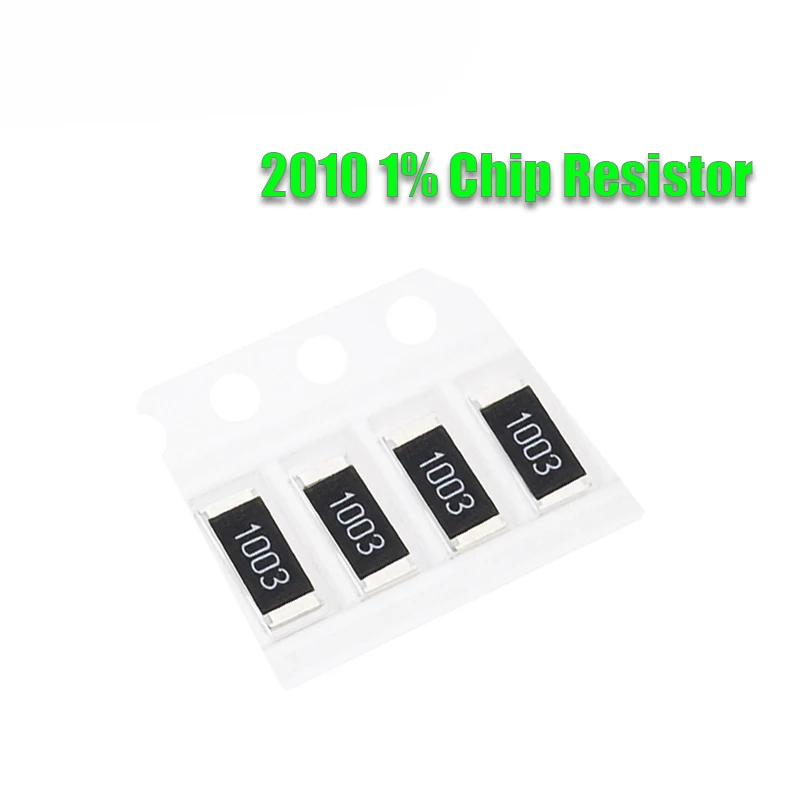 50pcs 2010 1% SMD resistor 0R ~ 10M 3/4W 0 1 10 100 150 220 330 ohm 1K 2.2K 10K 100K 220K 0R 1R 10R 100R 150R 220R 330R 470R 1M
