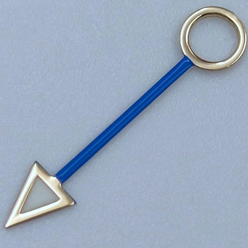 12.5mm NH34 Watch Hands For NH34 Movement Watch Pointer Needle Green Lume Silver Gold RED BLUE Accessories