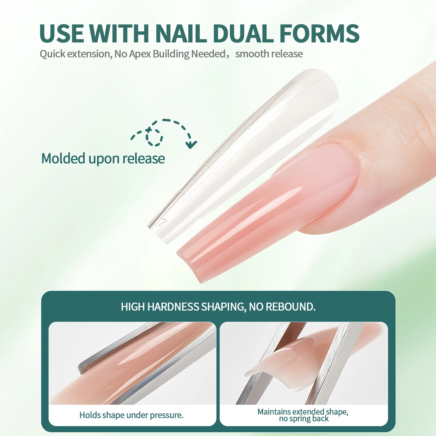 Nailpop Professional Builder Gel UV Hard Gel for Nail Strengthen Quick Building Long Lasting Soak Off Extension 30/100g