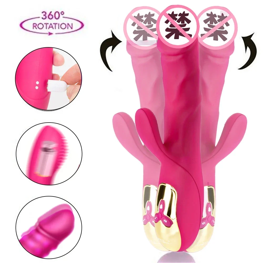 Powerful Dildos Vibrator Sex Toys for Women Dual motor G-Spot Clitoris Dual Stimulator Anal Massager sex toy Shop For Couple 18