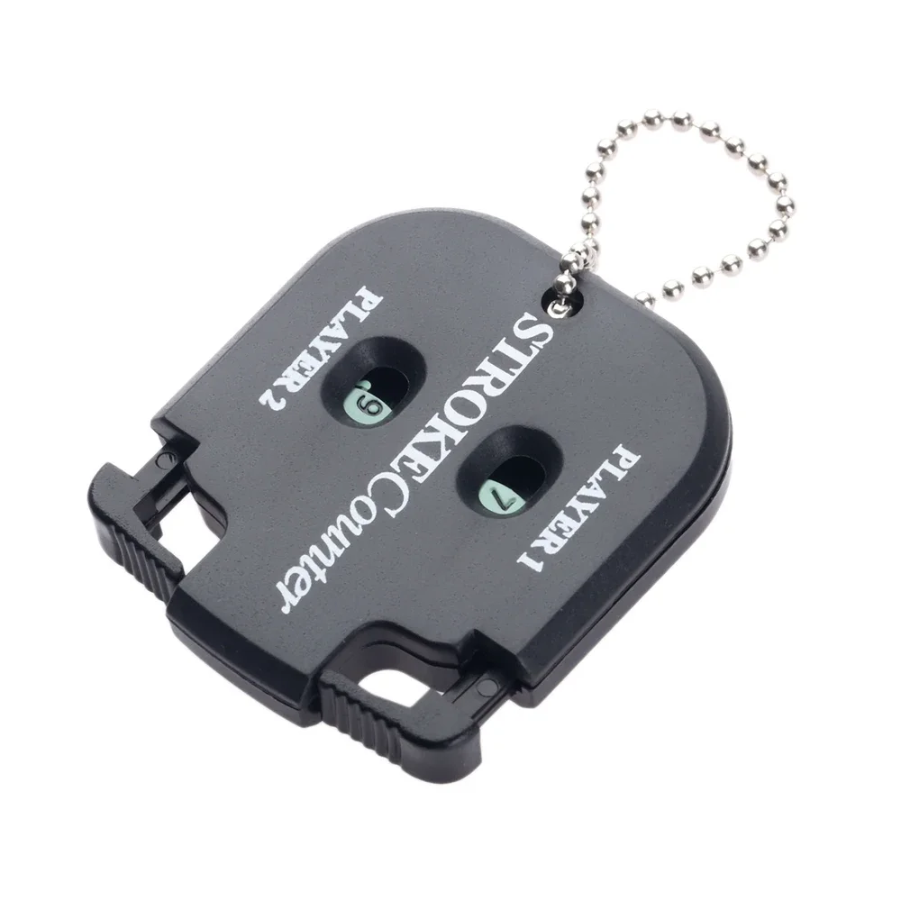 Golf Ball Strike Count Mini Portable Putting Score Counter Double Digit Scorer with Keychain Golf Accessories Golf Training Aid 4