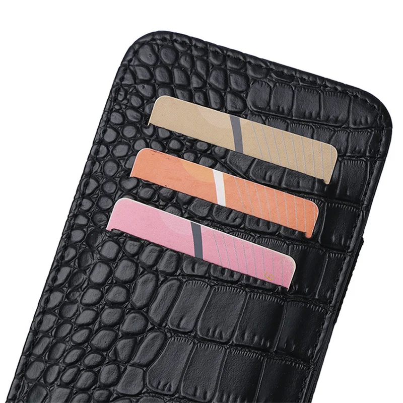 PU Wallet Crocodile Pattern Id Bank Credit Card Holder Protector Case Portable Travel Men's Banknote Organiser Passport Cover synthetic leather wallet
