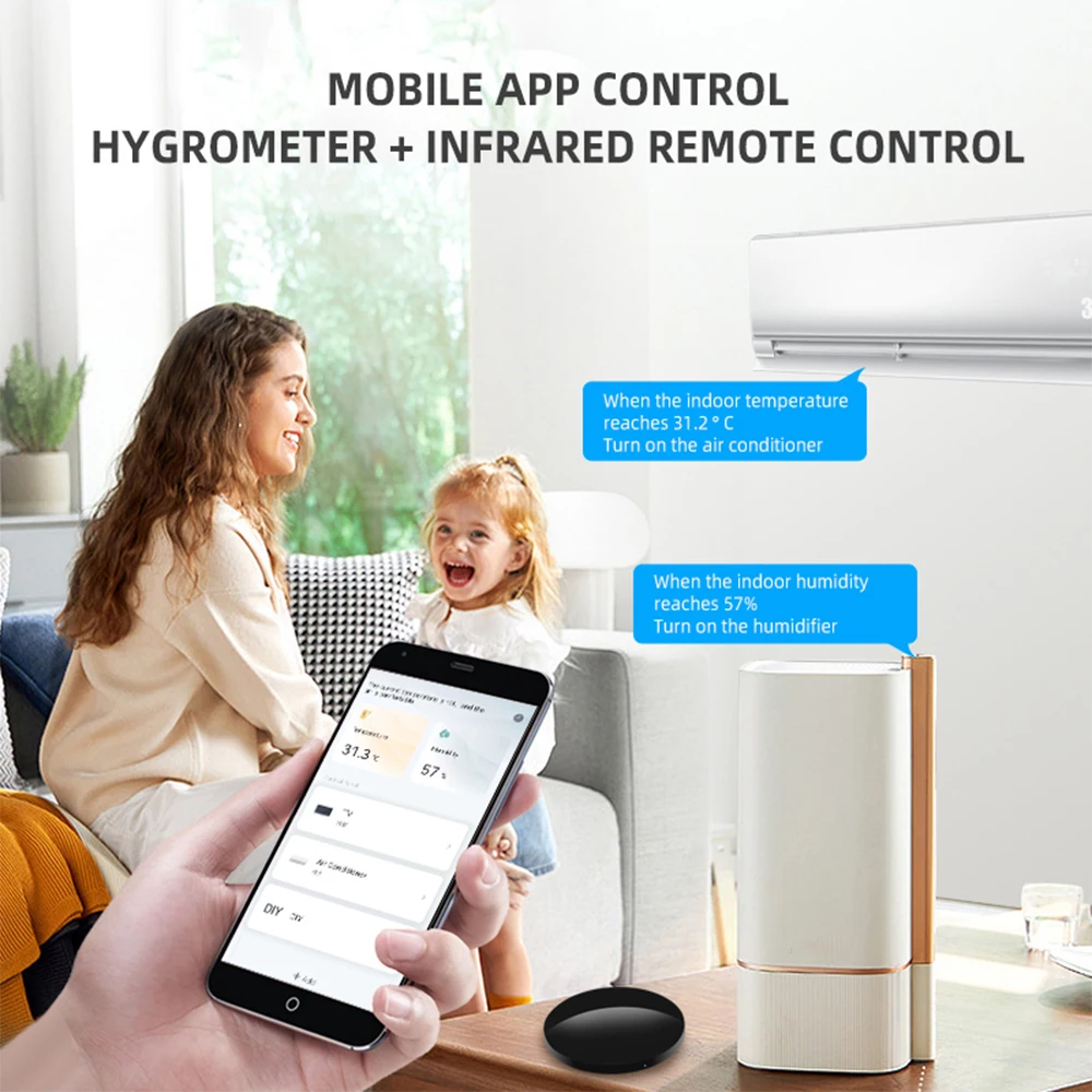 WiFi Remote Controller NEW WiFi IR Remote Control Tuya Smart Life App For TV DVD Air Conditioner AUD Works With Alexa Google Home