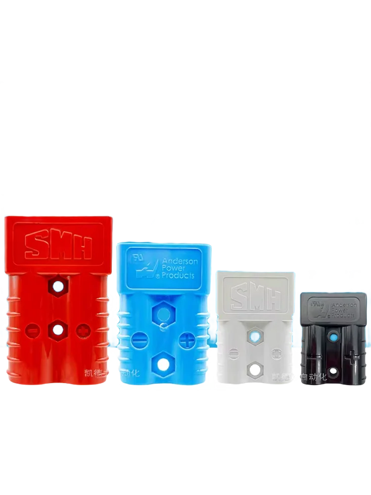 Anderson Type Plug 50A 120A 175A 350A Battery Charging Fast Connector 600V DC Power Tool Solar Caravan Socket Adapter Accessor