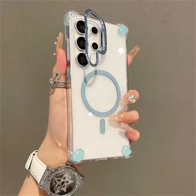 Magnetic Transparent Foldable Camera Holder Case