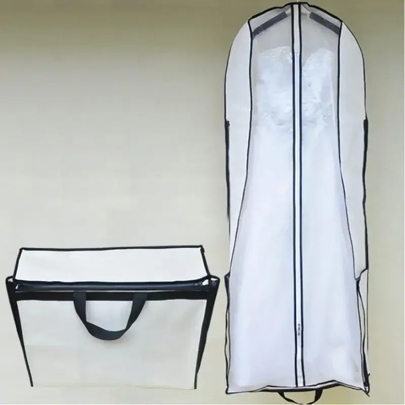 Wedding Dust Cover Folding Portable Dual-Use Dress Storage Bag JE003 clothes storage bag,clothing dust cover,garment covers,wedding dress dust cover