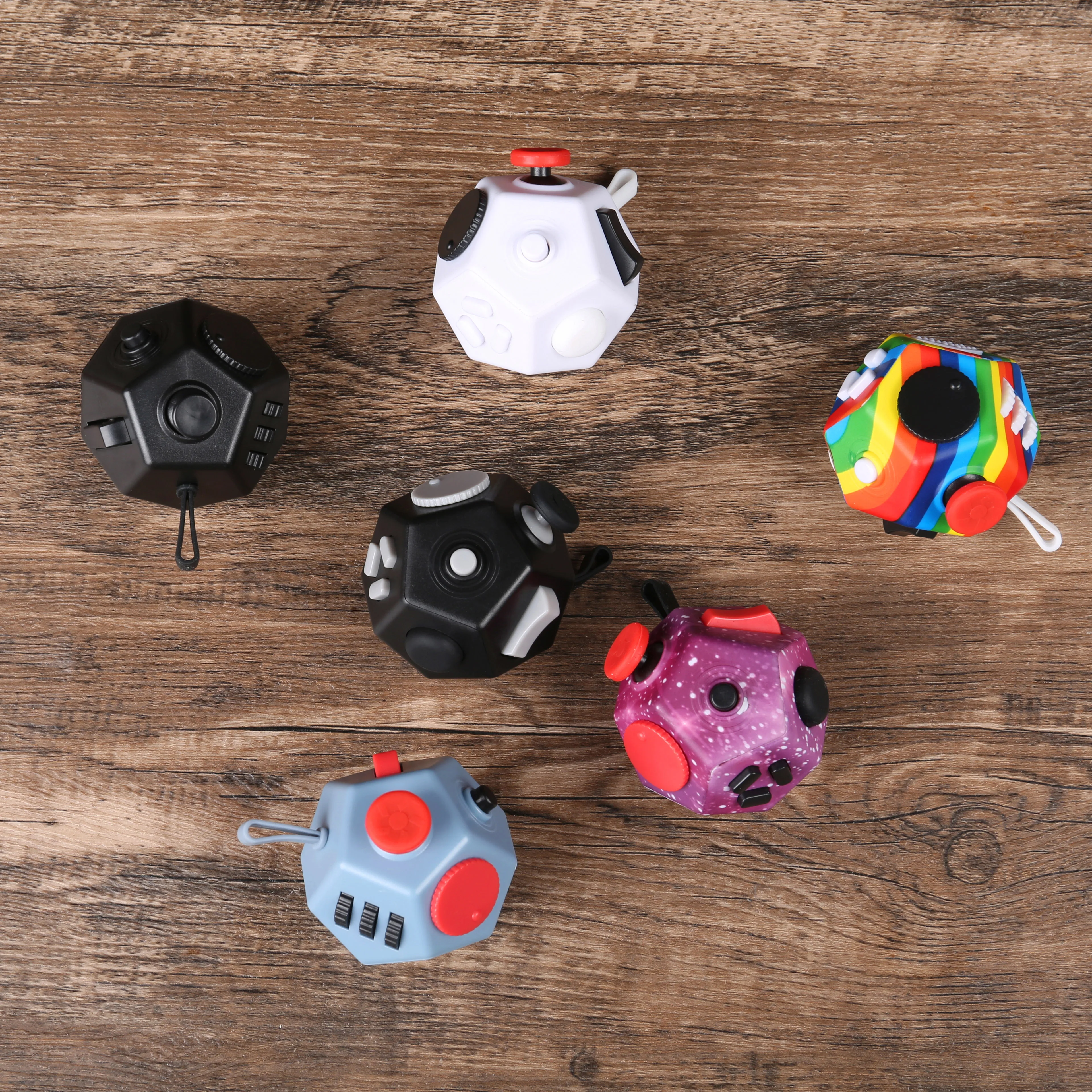 Fidget Toys Adults Antistress Relief Dice Anxiety adults Attention Focus Toys Plastic Gaming Toys Stress Relief Toys 3