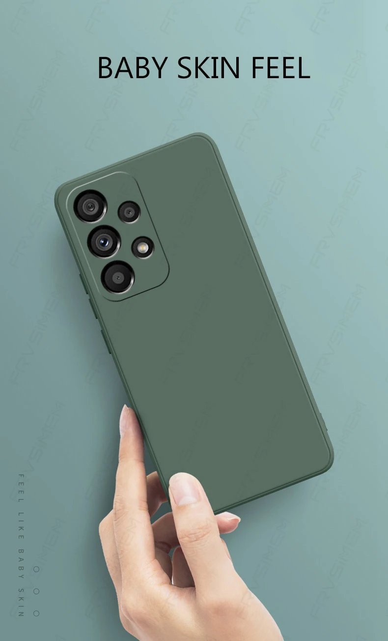 Luxus Original Flüssigsilikon Soft Cover für Samsung Galaxy A12 A22 A32 A22S A52 A72 A52S A33 A53 A73 5G M32 M12 M52 M_voghion.com