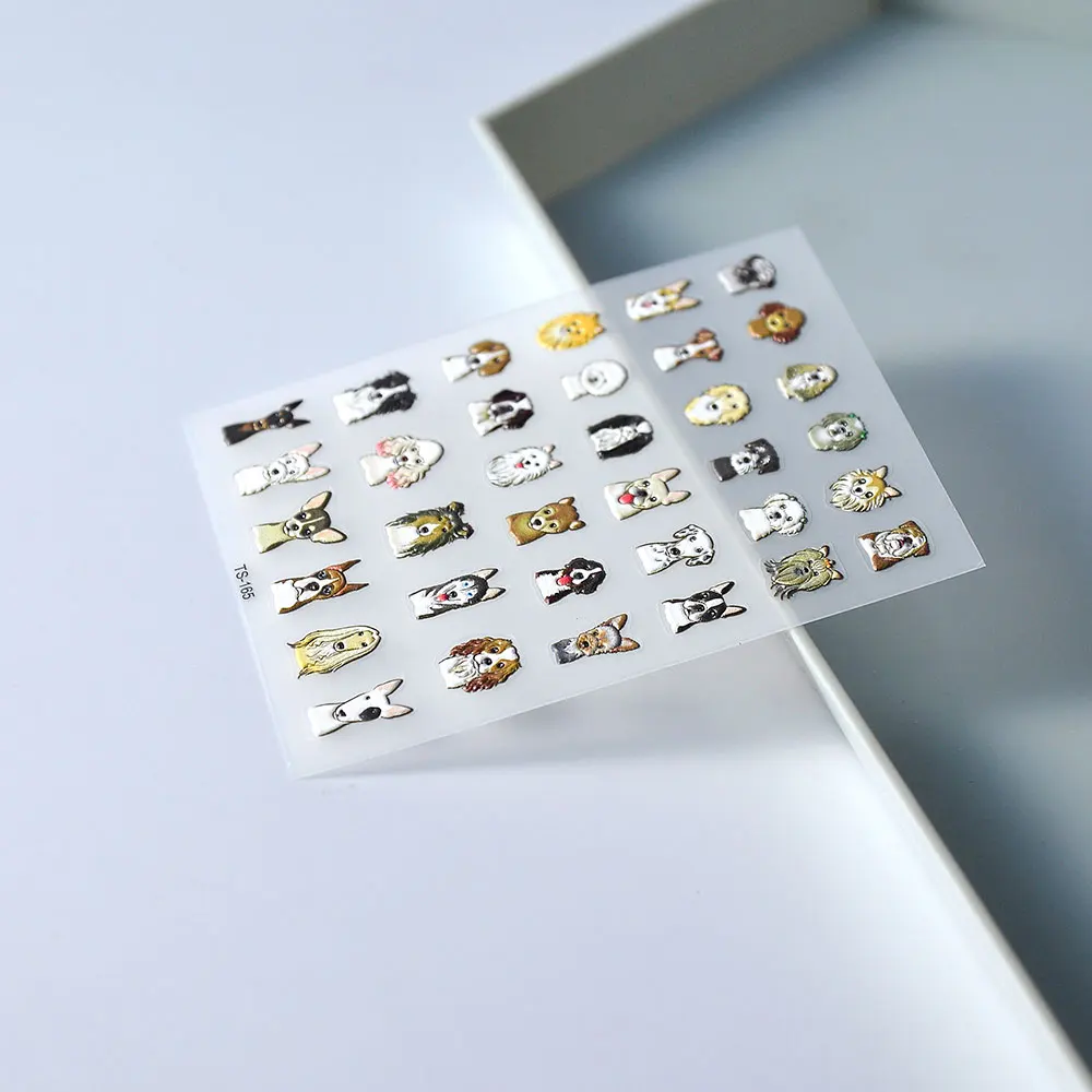 Dog Collection 5D Nail Art Sticker Decal Manicure nail stickers,nail art decoration,nail decals