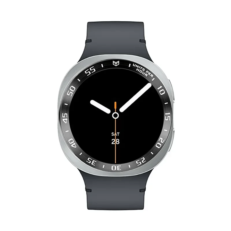 Premium Metal Bezel Ring with Time/Speed Scale Frame - Sleek Protective Accessory
