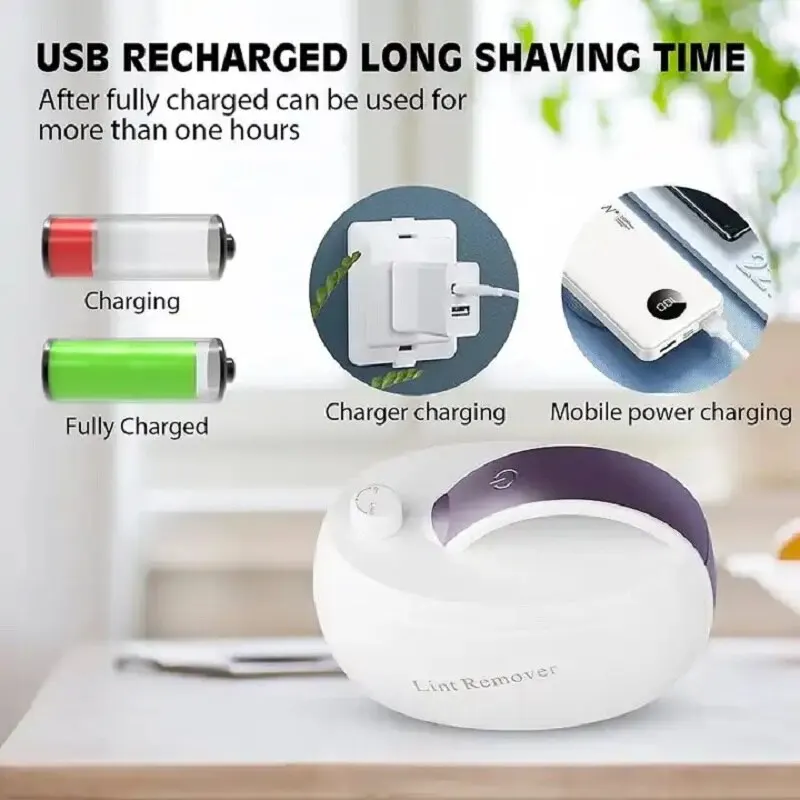 Electric Pellets Lint Remover for Clothing Hair Ball Removal Portable Rechargeable Clothes Sweater Shaver Plush Clothing Razor