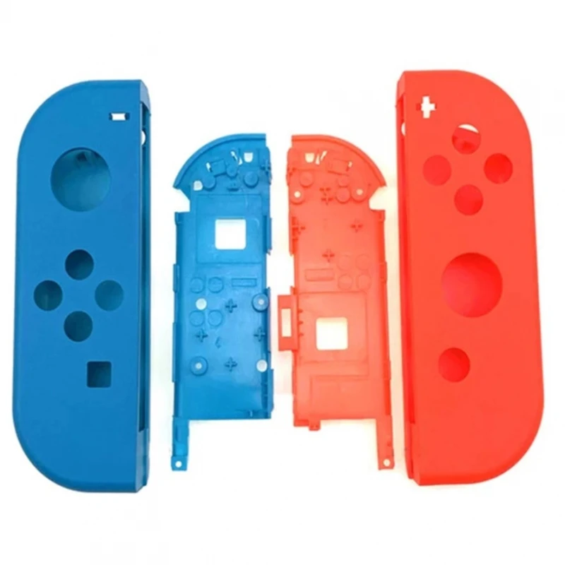 Joycon Nintendo Switch Full Cover Blue Red Neon # Nintendo Switch (Hac-001, Hac-001(-01)) # Nintendo Joy-Con (Hac-015) # Nintendo Joy-Con (Hac-016)
