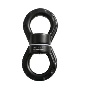 Y49A-Black,For Carabiner Swivel, 30KN Swing Swivel, Rock Climbing, Hanging Hammock, Aerial Dance, Tree Swings For Kids Outdoor