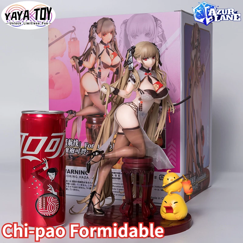 

24CM Azur Lane Chi-pao Formidable Figure Formidable Game Action Figures PVC Azur Lane Figure GK Game Static Figures