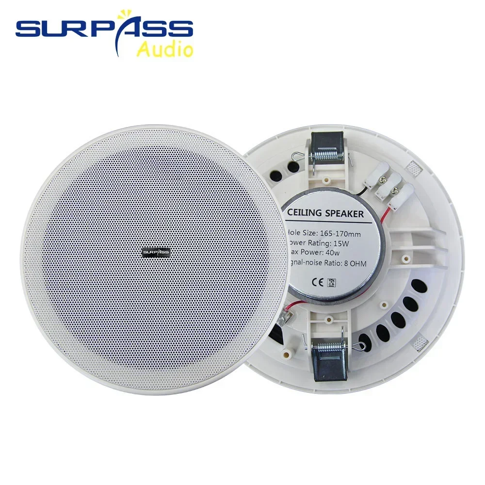 Home Background Music System 6 Inch 8ohm 15W Surround Sound  