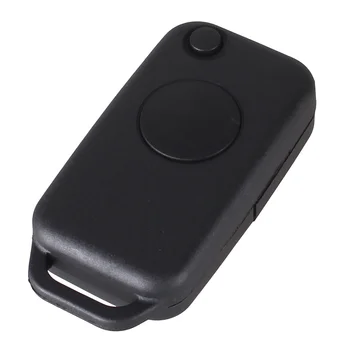 Chiave telecomando1 pulsante per Mercedes 5 Chiave telecomando1 pulsante per Mercedes - KEYYOU 1 pulsante Flip pieghevole Keyless Entry Remote Key Fob Case Shell per Mercedes Benz