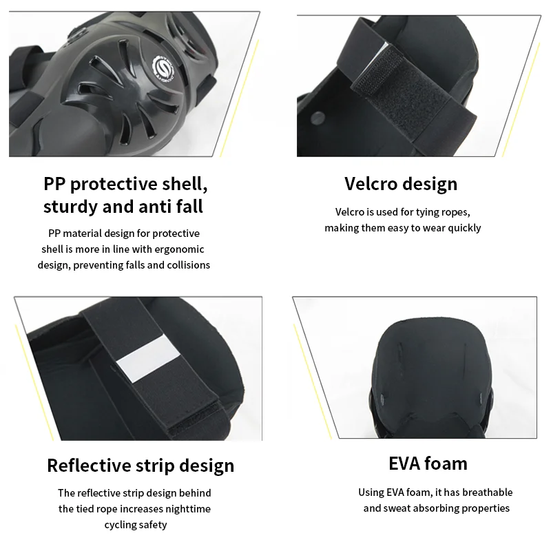 Star Field Knight New Motorcycle Elbow and Knee Protection Set Road Riding Race Gears Suit Accessories Anti-fall Wear-resistant