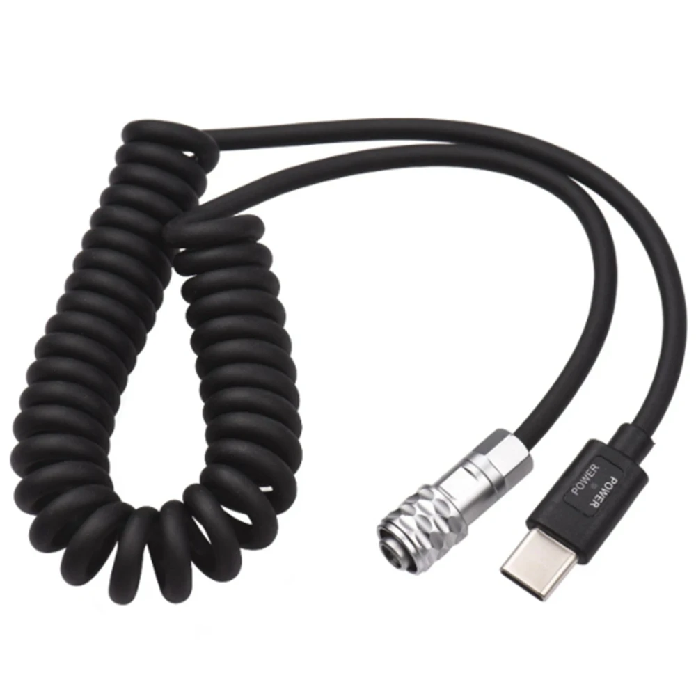 Cavo Di Alimentazione Adattatore 12V Type-C Per Fotocamere Bmpcc 4K/6K/6K Pro (100Cm/39.37 Pollici)