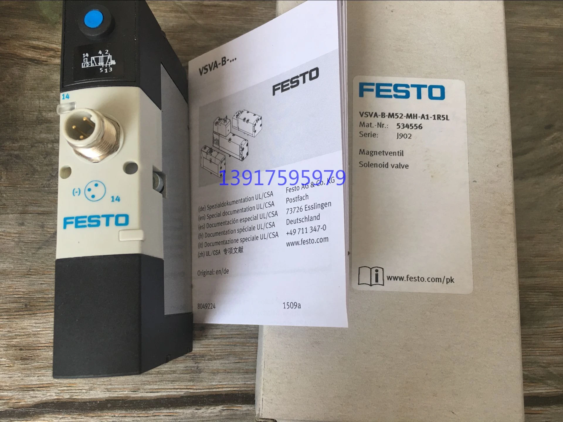 

Festo FESTO Genuine 534553-VSVA-B-T32U-AH-A1-1R5L In Stock