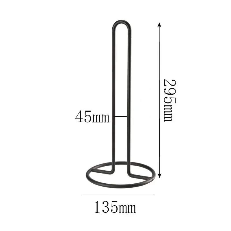 Stainless Steel Kitchen Roll Paper Towel Holder Bathroom Tissue Stand Napkins Rack Home Kitchen Storage Accessories