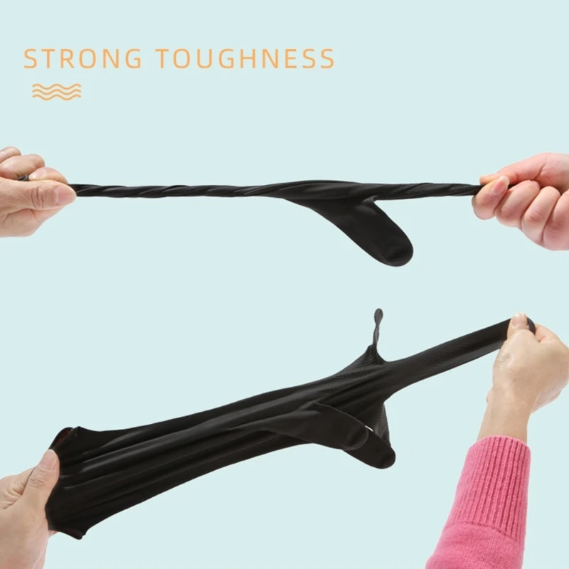 Upgraded Industrial Rubber Gloves Resist Strong Acid Alkali & Oil Washing Gloves F1FB 5