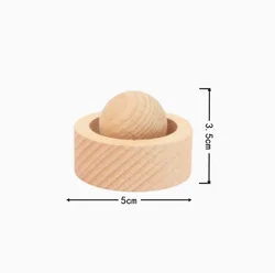 Natural Wood Essential Oil Diffuser - Mini Aromatherapy Fragrance (Hickory wood - 1pc)