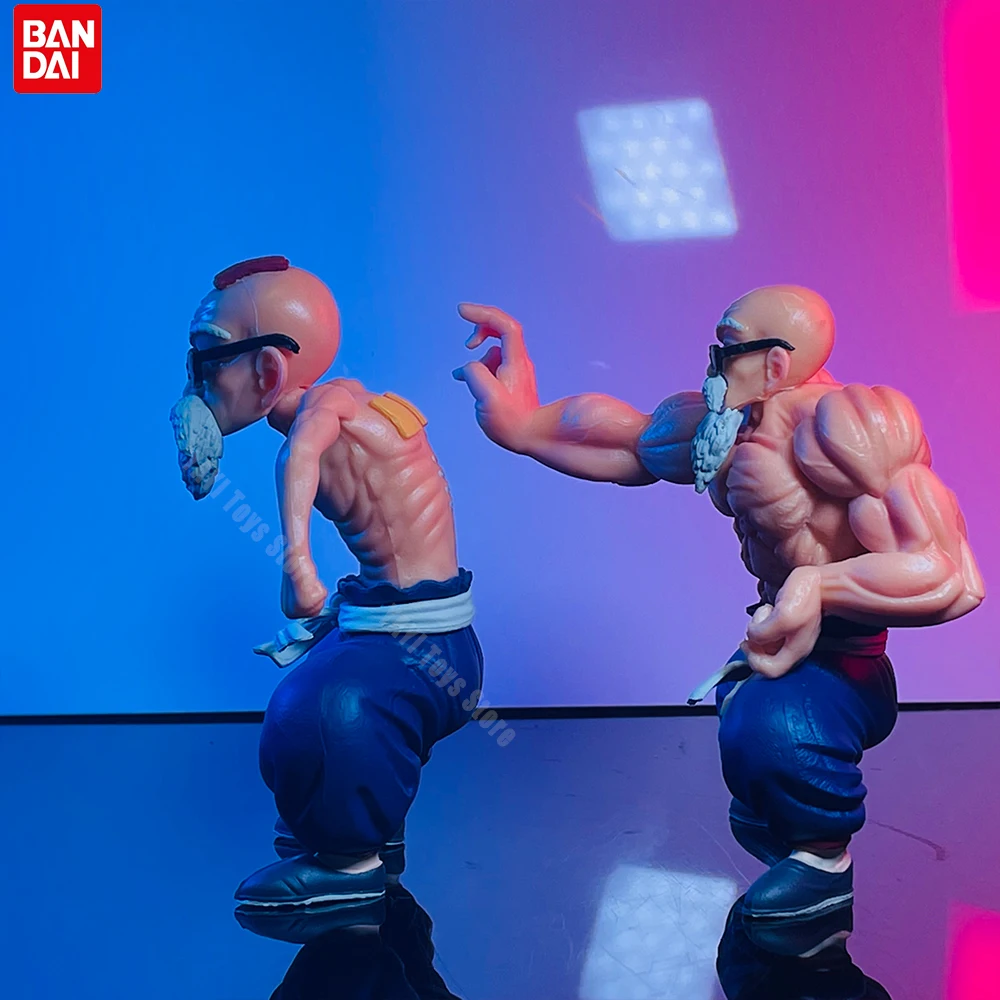 New Anime Dragon Ball Figure Master Roshi Action Figure Muscle Strengthening Form Toys Gifts PVC Model Collectible O