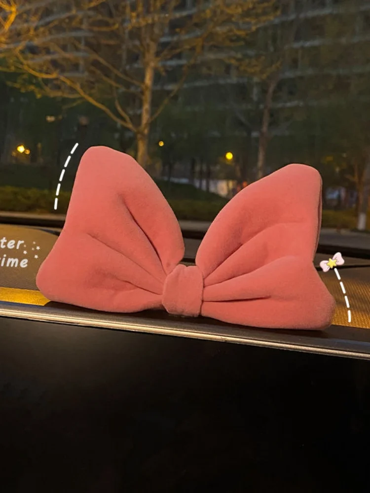 OYITKPS 귀여운 활 자동차 장식 센터 콘솔 활 장식, 여아용 자동차 장식, 자동차 인테리어 용품, 신제품 