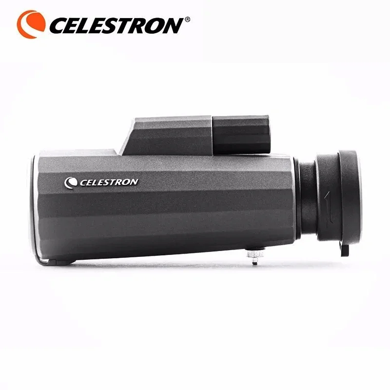 Celestron 야외 캠핑용 단안 천체 망원경, 장거리 방수, 패션 디자인, 지붕 프리즘 광학 렌즈, 10X42