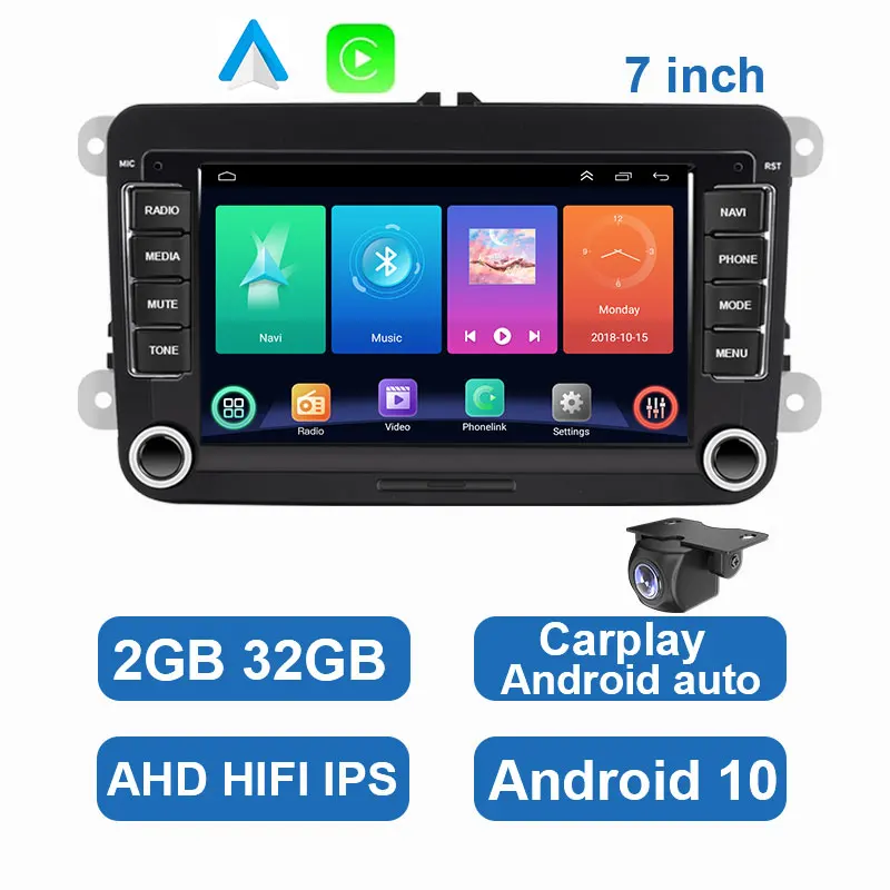 Essgoo Android Autoradio RDS 2GB+32GB 2GB+16GB Car Radio Gps Navigation  Universal 7Inch Auto Stereo Wifi 2Din For Nissian Toyota