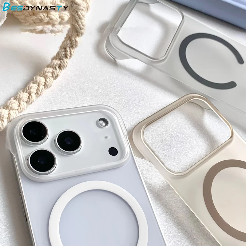 Matte Frosted Frameless Magnetic Translucent Thin Case