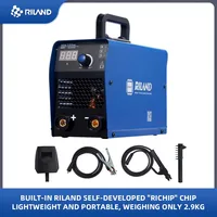 RILAND 110/220V ARC Welding Machine Stick Welder with Synergic Control, Mini Welder with LCD Digital Display for Home Beginner 1
