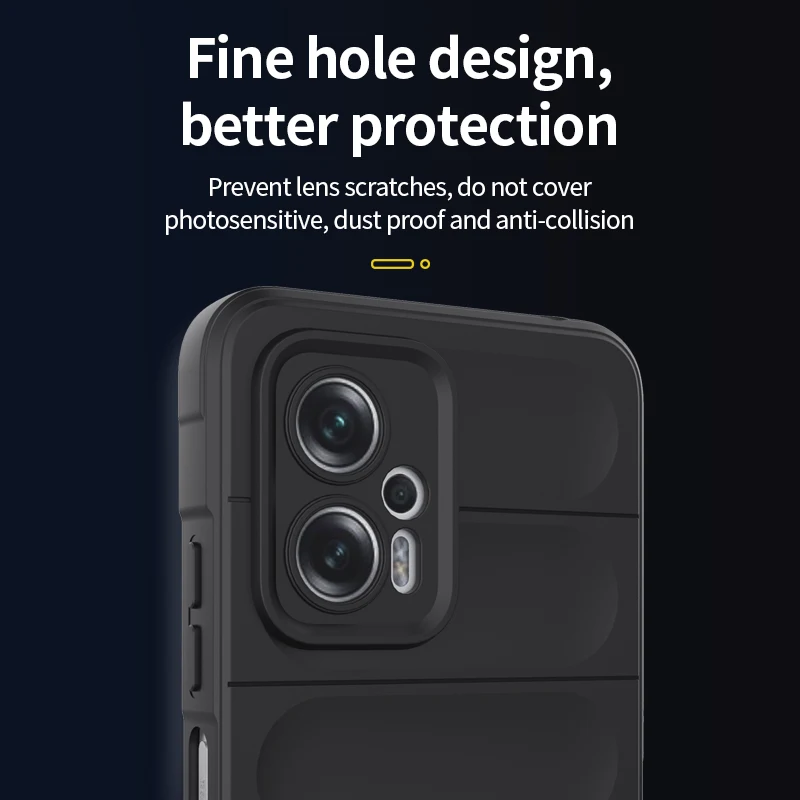 Shockproof Silicone Back Cover - Durable Protective Phone Case