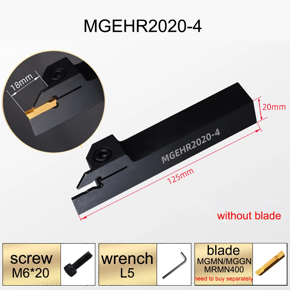 1PCS MGEHL MGEHR1010 MGEHR1212 MGEHR1616 MGEHR MGEHR2525 MGEHR3232 1.5mm 2mm 3mm 4mm 5mm CNC Lathe Turning Tool Holder