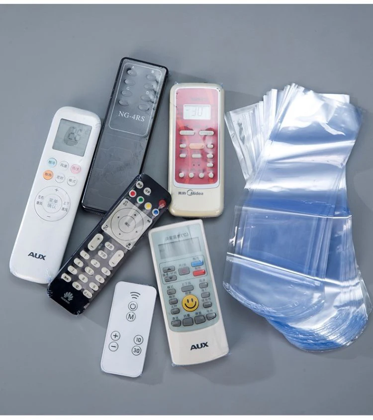 Термоусадочная пленка из ПВХ, сумка для хранения, пылесборник с дистанционным управлением, розничная продажа, упаковочный пакет, прозрачный пластиковый полиэтиленовый пакет, упаковка для косметики