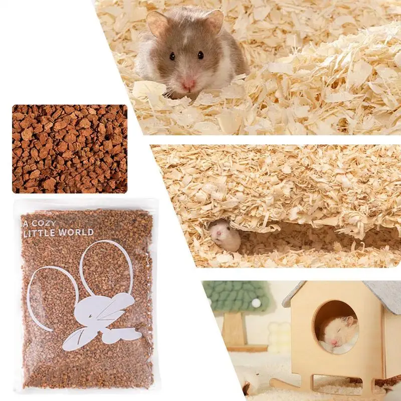 Bedding For Cage Moisture Absorbent Natural Pet Bedding For Comfort Multifunctional Habitat Decor Cage Litter Accessories