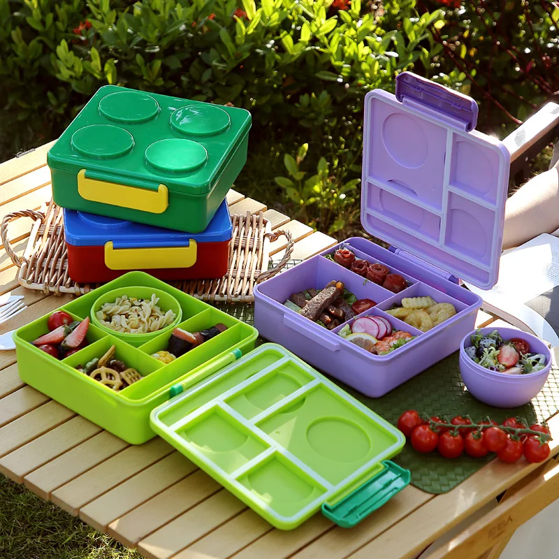 Food Grade PP Silicone Bento Box Lunch Container