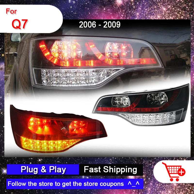 

Автостайлинг, задние фары в сборе для AUDI Q7 2006-2009, задние фонари, задние фонари, дневные ходовые огни, указатели поворота, автомобильные аксессуары от гидролокатора