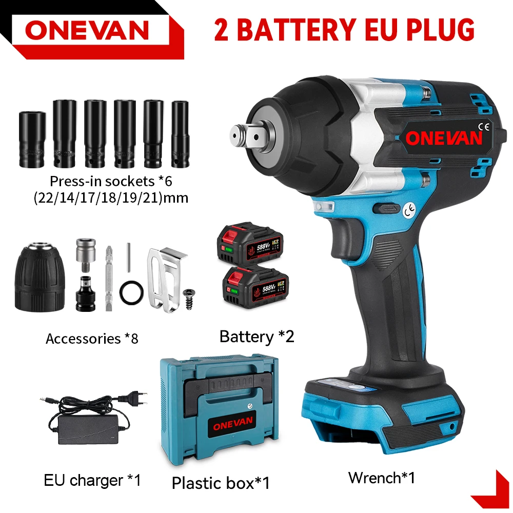 Chiave Impatto Makita DTW1002Z 18V - Senza Batteria E Caricatore, 1050Nm, 1/2" - Foto 5